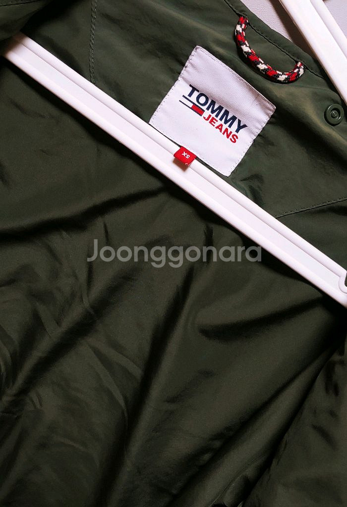 [XL] 타미힐피거 경량 패딩점퍼 카키523--3