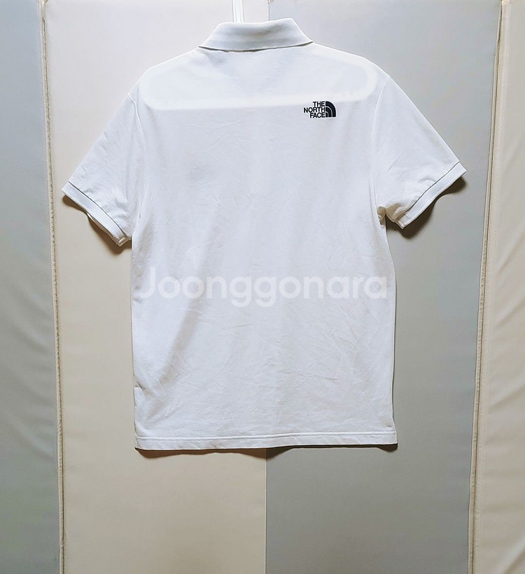 [XL] 노스페이스 카라 반팔티 화이트391--2