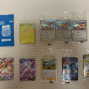 포켓몬카드 미개봉 한정판 프로모팩들 판매합니다