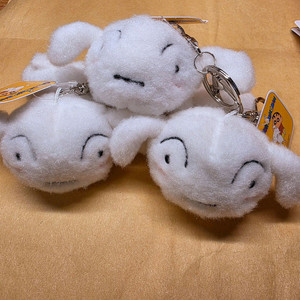 흰둥이(3개) 인형 키링 새상품
