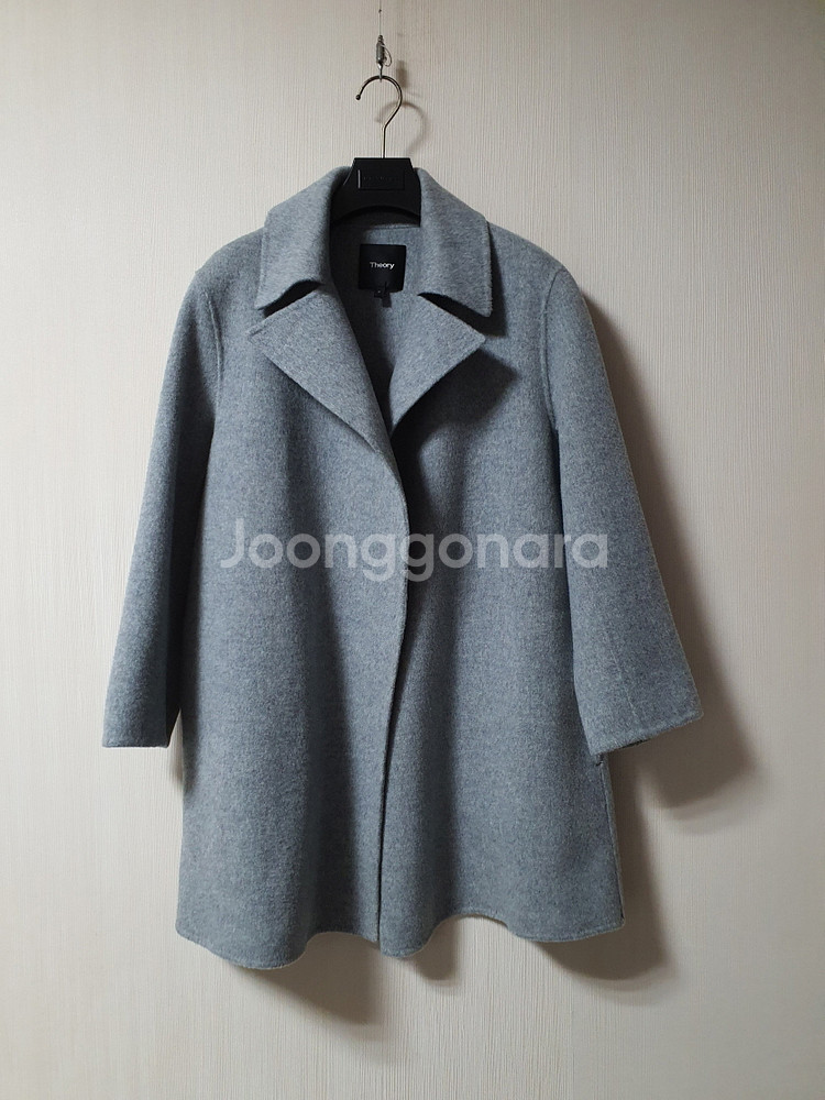 띠어리 theory 캐시미어 울 핸드메이드 코트 자켓--3