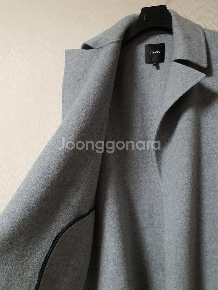 띠어리 theory 캐시미어 울 핸드메이드 코트 자켓--6