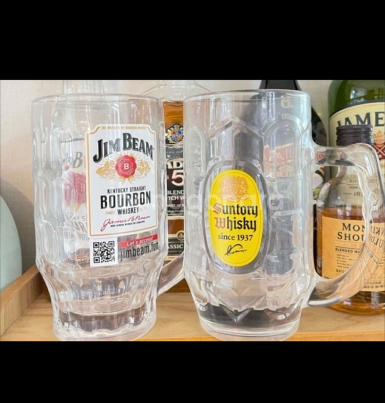메가 하이볼잔 700ml 2개(일괄판매)새제품--0