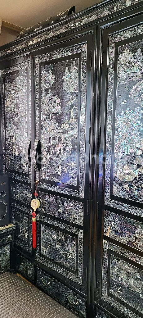 의장특허 제4475호 자개장 문갑 화장대 선반 등--2