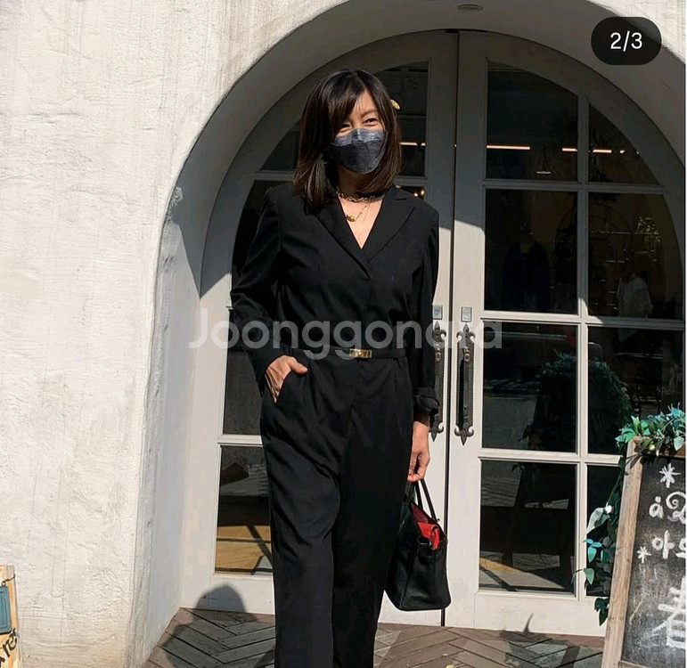 아드브르 블랙 점프수트 황신혜님 동일상품--1