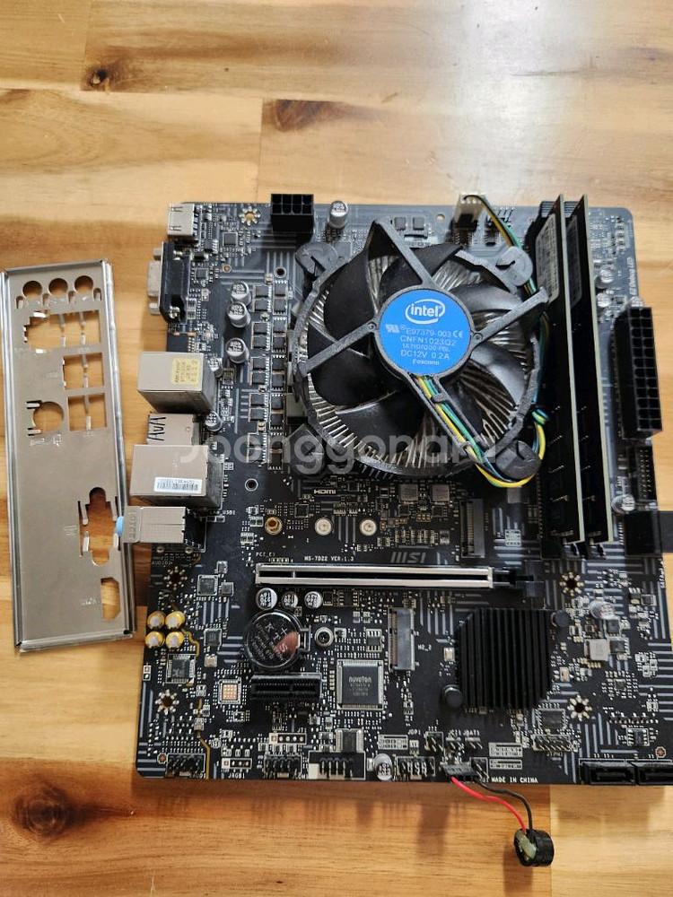i3-10100 CPU + 메인보드 + 램--0