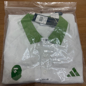 아디다스 x 베이프 콜라보 골프 폴로 반팔 티셔츠