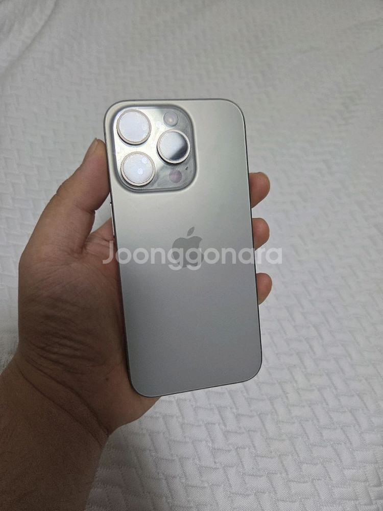 아이폰15프로 256 네추럴티타늄 + 맥세이프 케이스--4