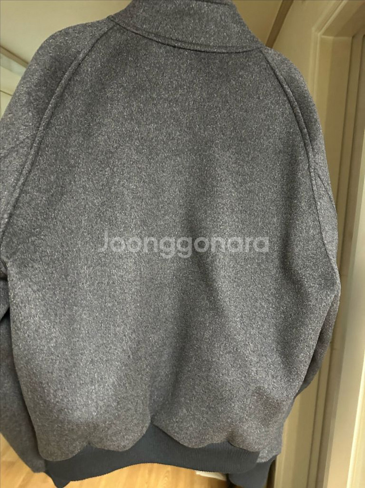 주앙옴므 울 해링턴 자켓 차콜M--1