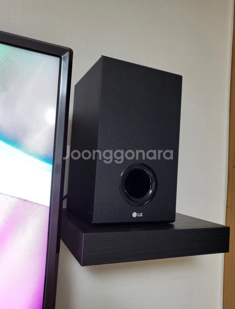 Lg 75인치 tv+사운드바+우퍼 팝니다--2