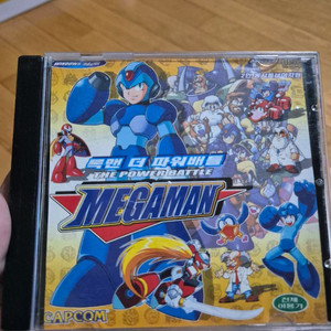 메가맨 록맨 더 파워배틀 게임 cd 캡콤