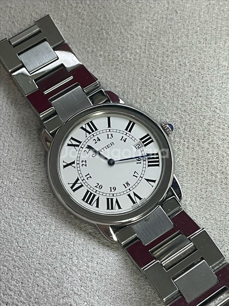 [까르띠에] 롱드 솔로 스틸 시계 36mm--1