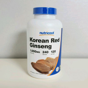 (미개봉) 뉴트리코스트 홍삼 1000mg 240캡슐