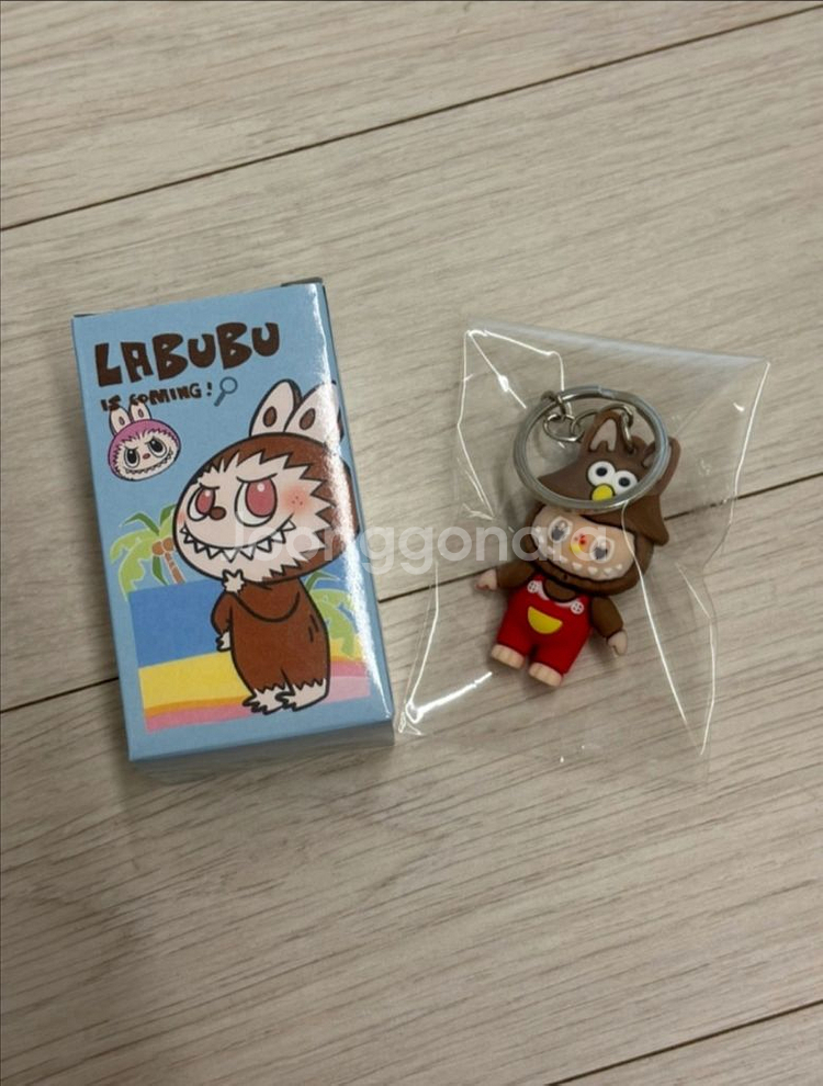 새상품 라부부 피규어 키링 + 박스 세트--0