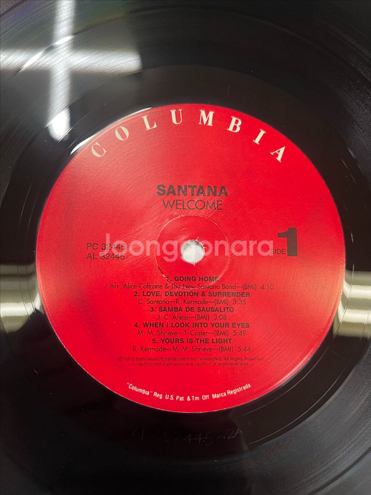Santana / Welcome lp--5