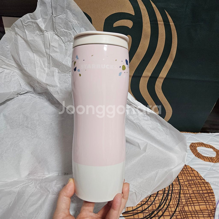 새상품>스타벅스 SS 테라조 콩코드 텀블러 591ml--0
