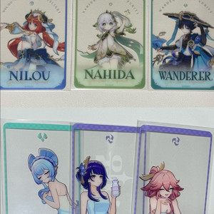 원신투명포카 여름방학,온천세트