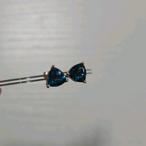 런던블루토파즈 14k 귀걸이