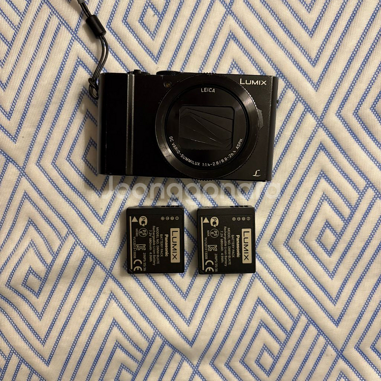 파나소닉 루믹스 lx10 배터리2개--0