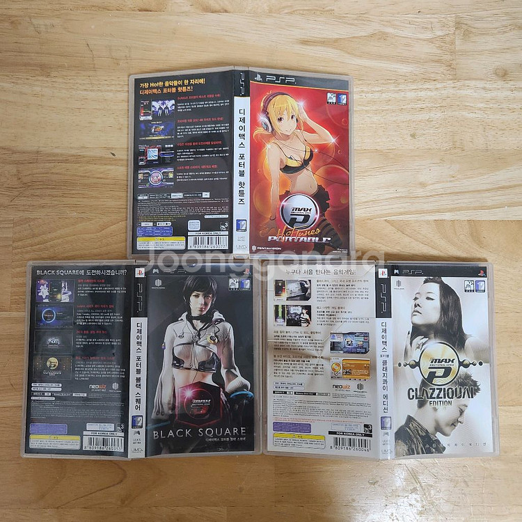 PSP 디제이맥스 포터블 핫튠즈 판매합니다--1