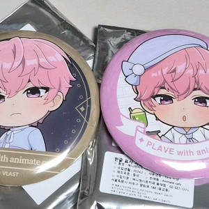 플레이브 밤비 애니메이트 캔뱃지 판매합니다