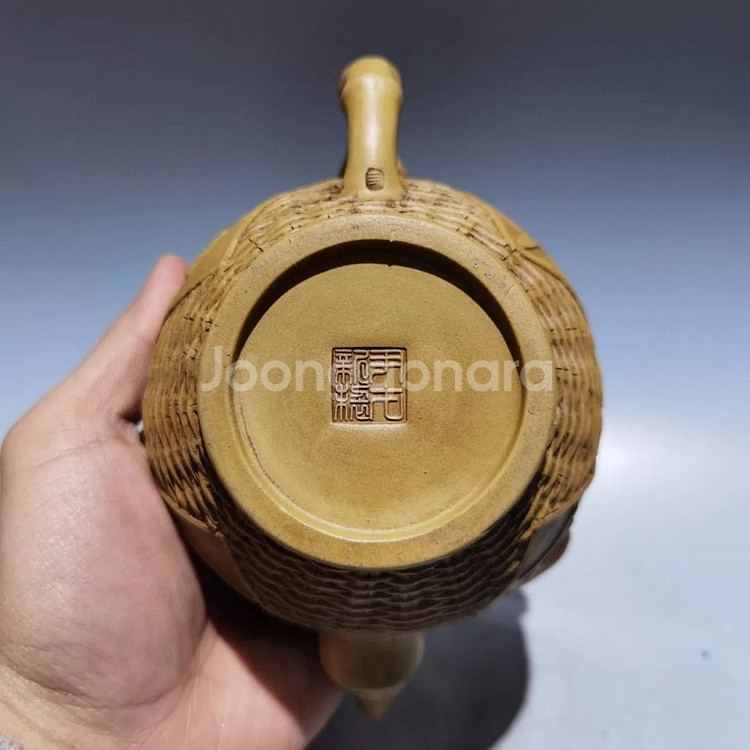 [골동품] 대만 회류 죽편문 단니 자사 자사호 (2)--7