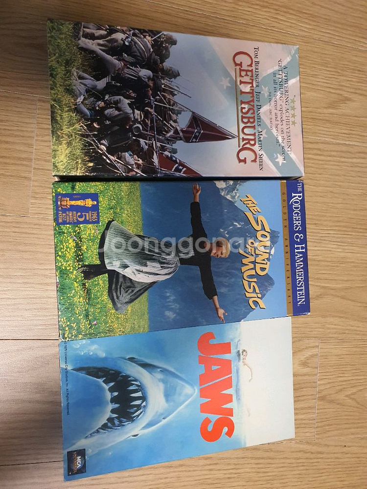 무료배송 비디오테이프 VHS 죠스 사운드오브뮤직--0