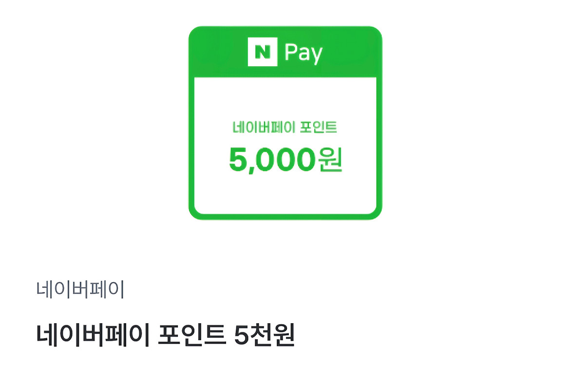 네이버페이포인트 쿠폰 25000--0