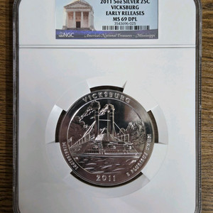 [은화] 미국 Vicksburg 5oz 그레이딩 은화