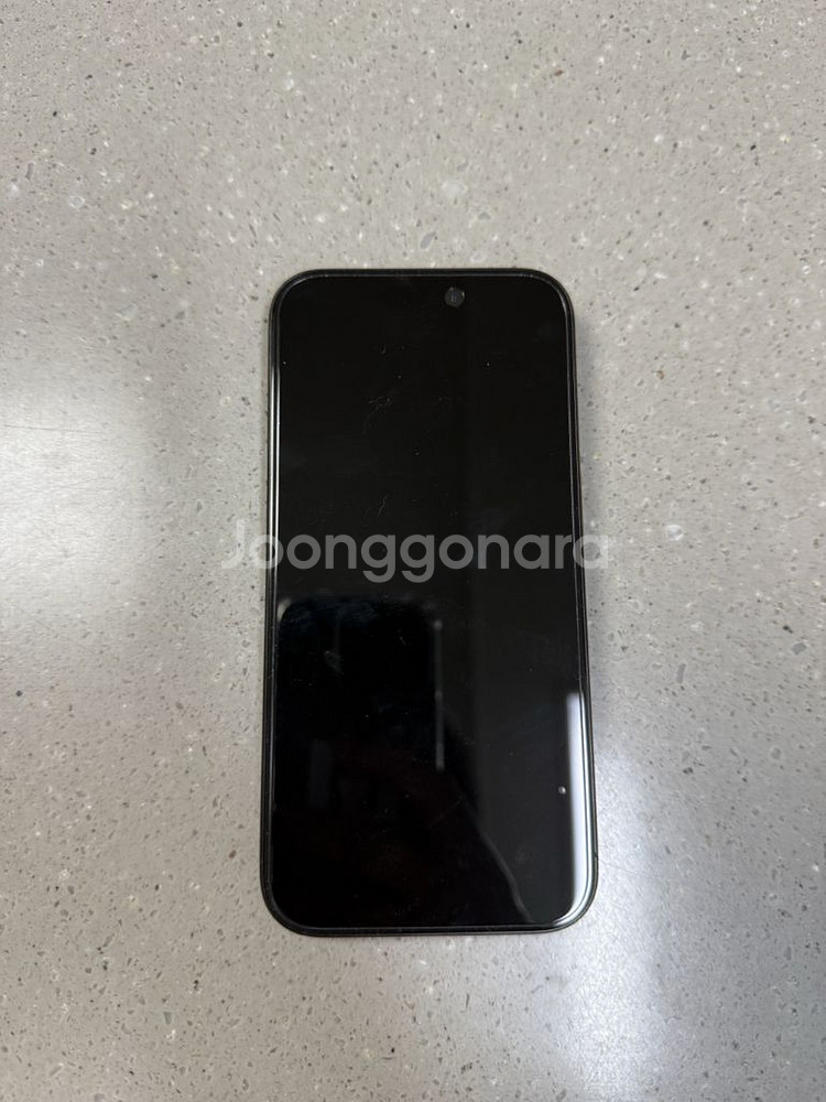 아이폰 15프로 블랙티타늄 128GB A급 케이스포함--10