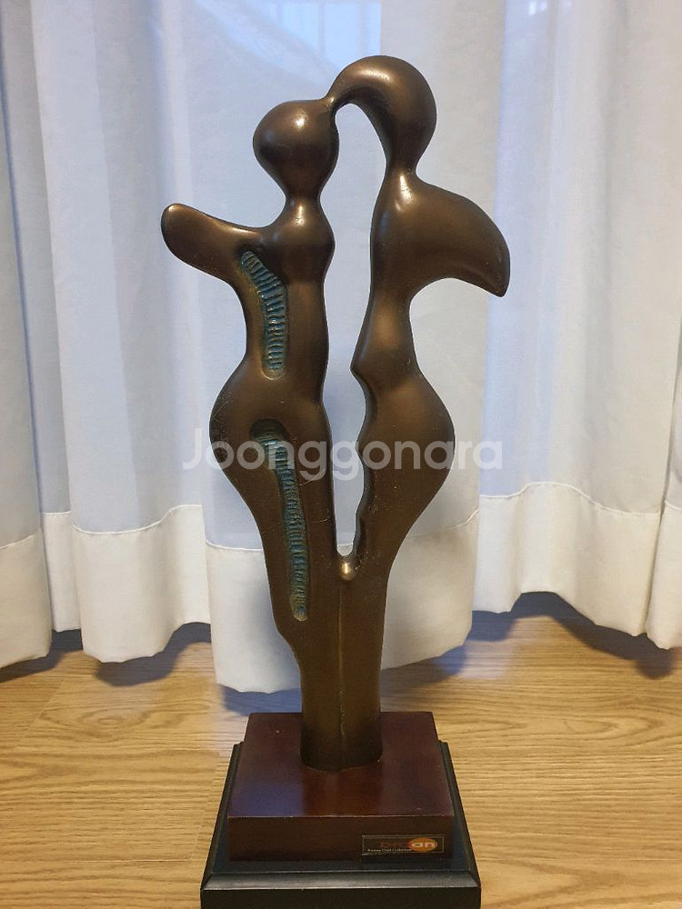 무료배송 청동 브론즈 장식품 인테리어높이40센치겉면 기--0