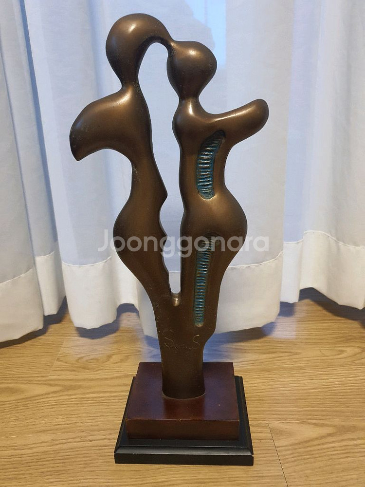 무료배송 청동 브론즈 장식품 인테리어높이40센치겉면 기--4