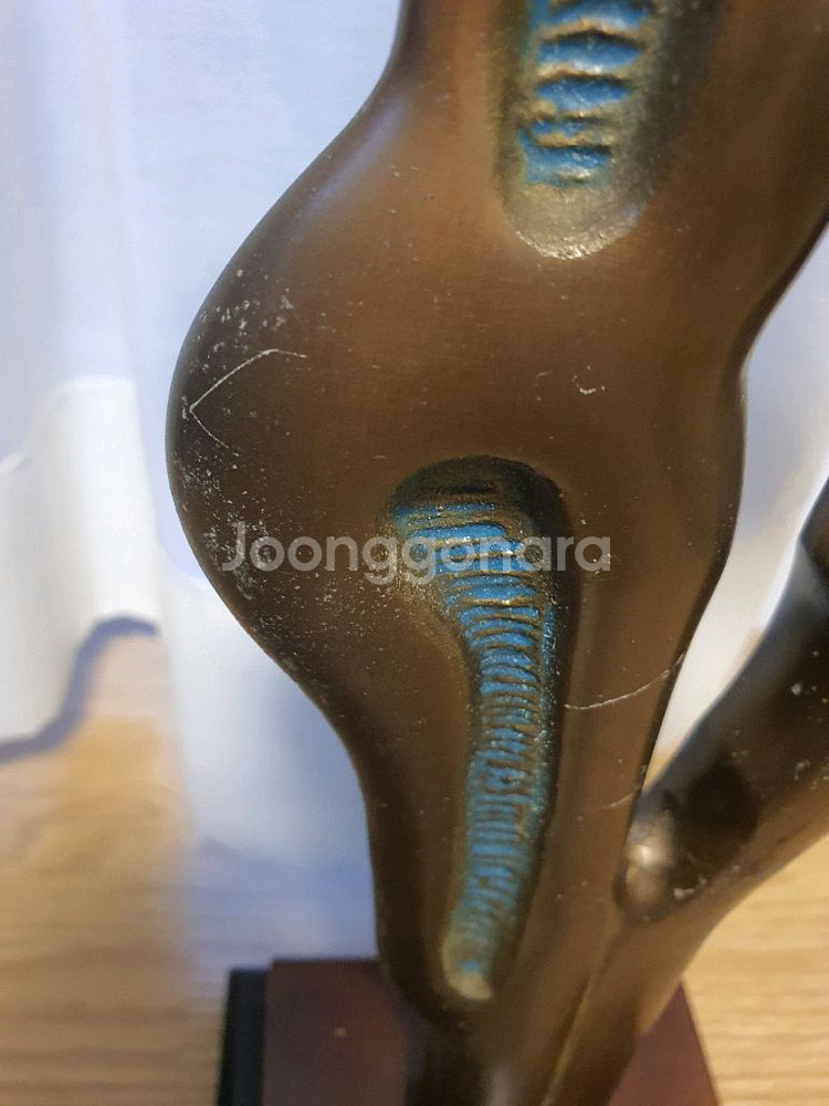 무료배송 청동 브론즈 장식품 인테리어높이40센치겉면 기--3