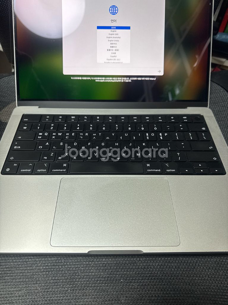 (대구) 맥북프로 M1 14인치 16G 1테라 판매--2