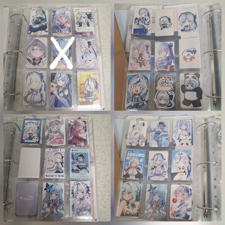 스텔라이브 린 포카 엽서 캔뱃지 키링 카드텍 등--2