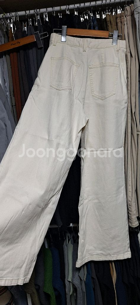 여자 와이드 흰청바지 새옷 55사이즈 브랜드 핑크피그--6