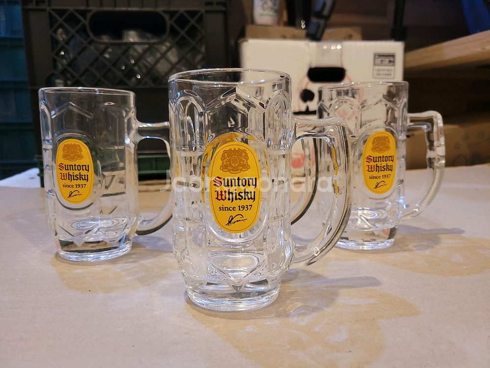 산토리 가쿠빈 하이볼잔 양주잔 양주컵 술잔--0