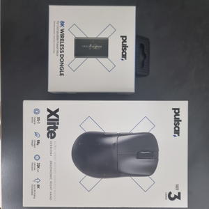 펄사 XLITE V4 마우스 , 8K 동글