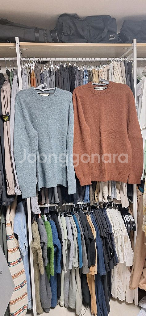 지오다노 남자니트xl. 2개가격 새거수준--0