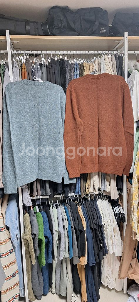 지오다노 남자니트xl. 2개가격 새거수준--1