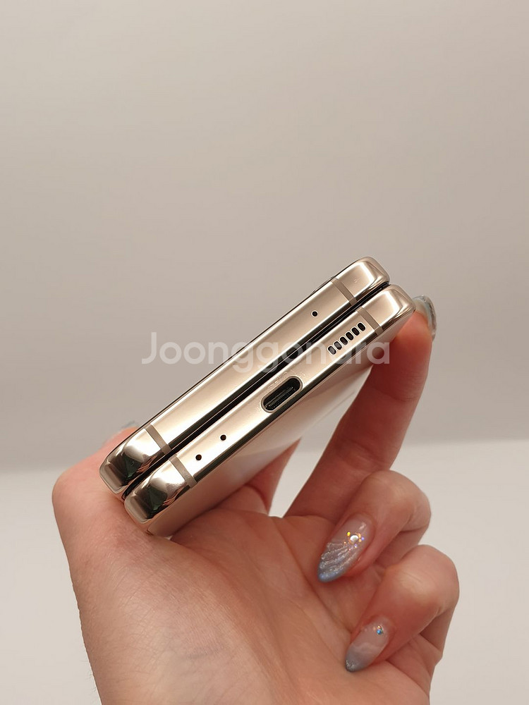 갤럭시 Z플립4 5G 512기가 핑크골드 외관S급 판매--3