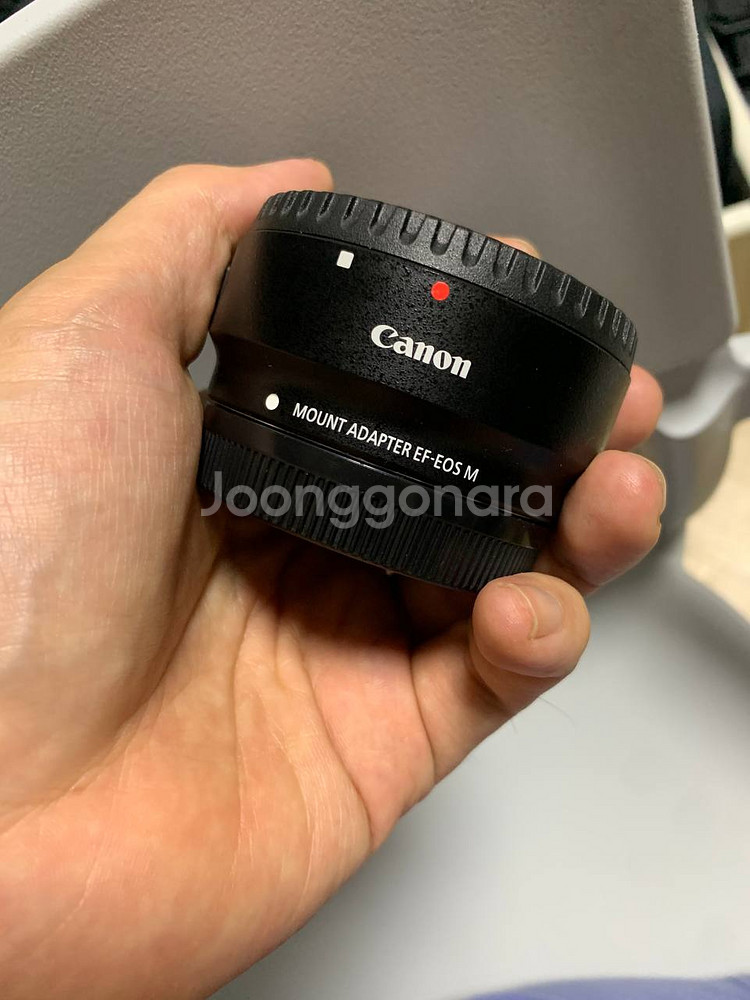 캐논 ef-eosm 어댑터 5만원 팝니다.--0