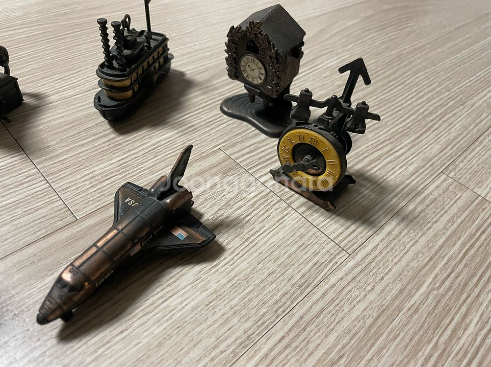 금속 장식 소품 골동품--1