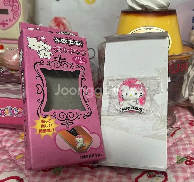 고전 챠미키티 단추 와펜 스티커 빈티지 챠미 산리오--2