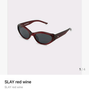 블루엘리펀트 선글라스 SLAY red wine 새제품