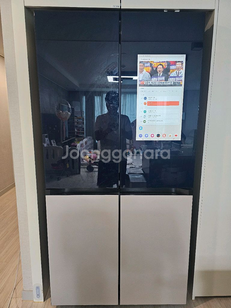 삼성 패밀리허브 냉장고 RF85T95G1APN--0