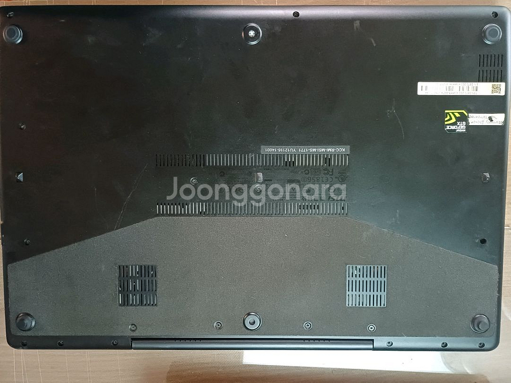 부품용노트북 msi ms-1771--3