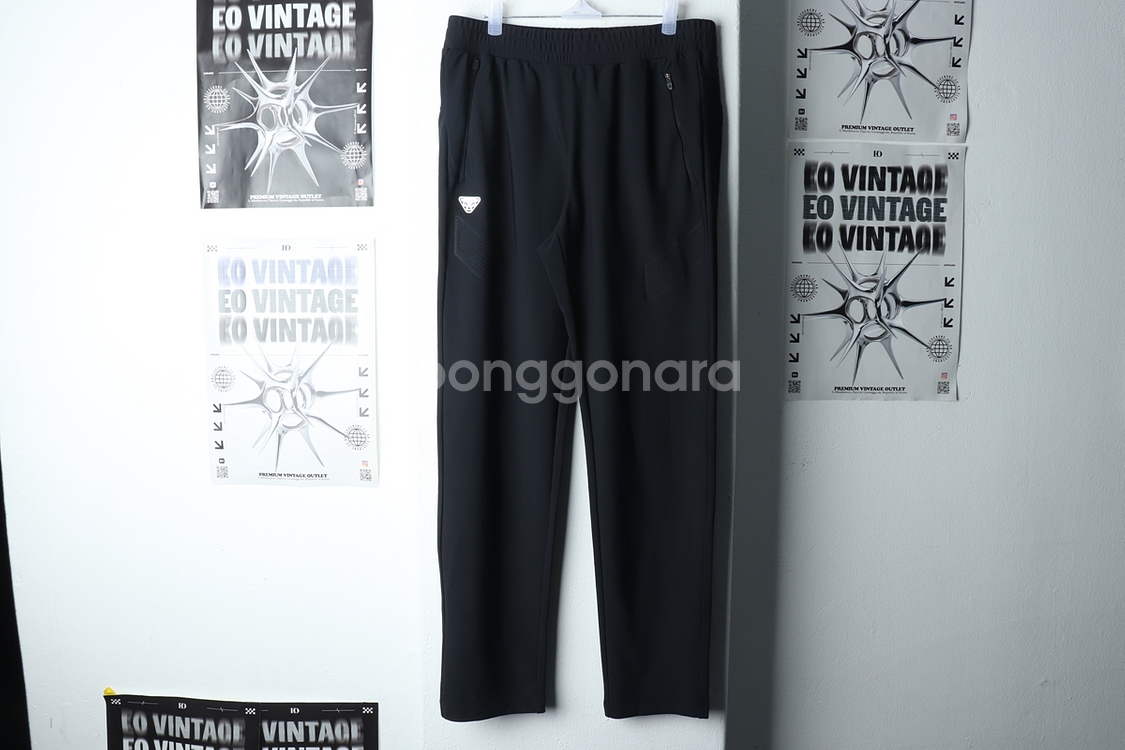 (L) 다이나핏 트레이닝복 바지 블랙 기능성 밴딩--1