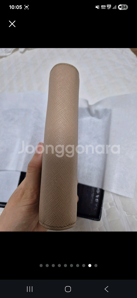 정품인증서 프라다 사피아노 중지갑 지퍼--8