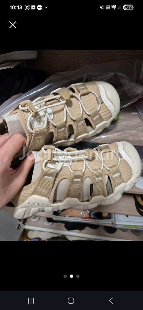 킨 KEEN 여름 샌들 스킨색 베이지 250 여름휴가--0